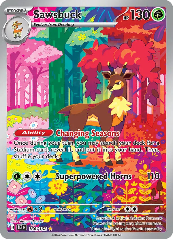 Sawsbuck — Pokémon card