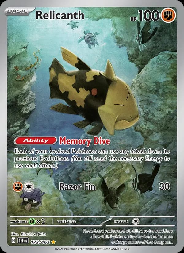 Relicanth — Pokémon card