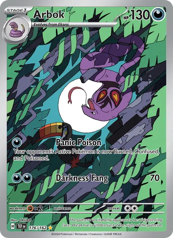 Arbok — Pokémon card