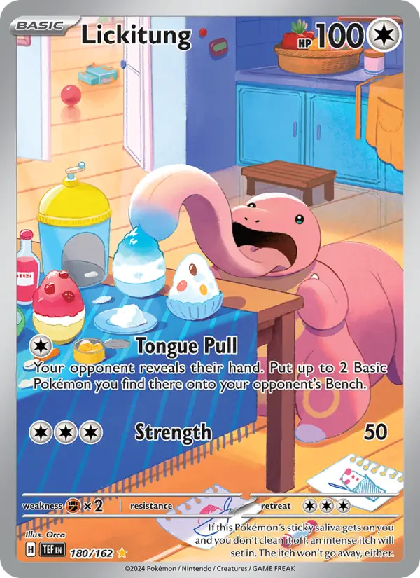 Lickitung — Pokémon card