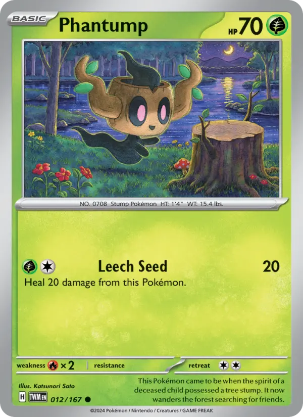 Phantump — Pokémon card