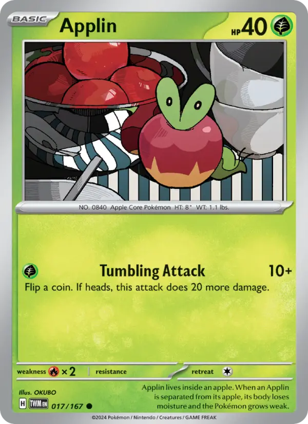 Applin — Pokémon card