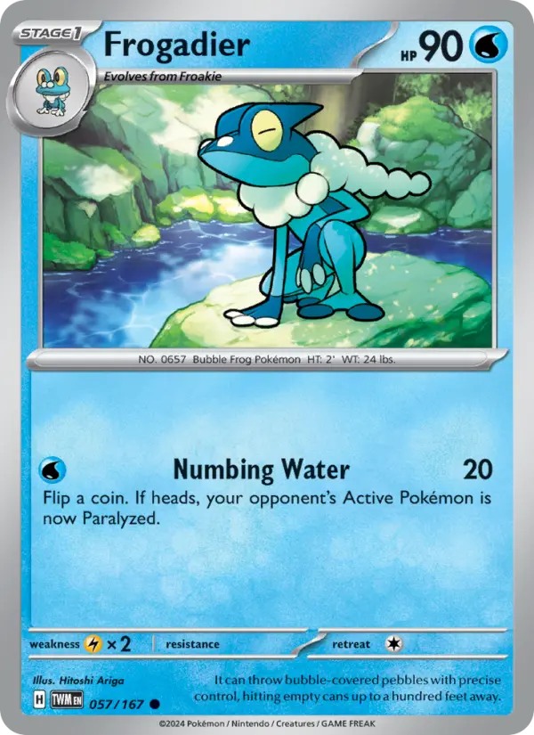 Frogadier — Pokémon card