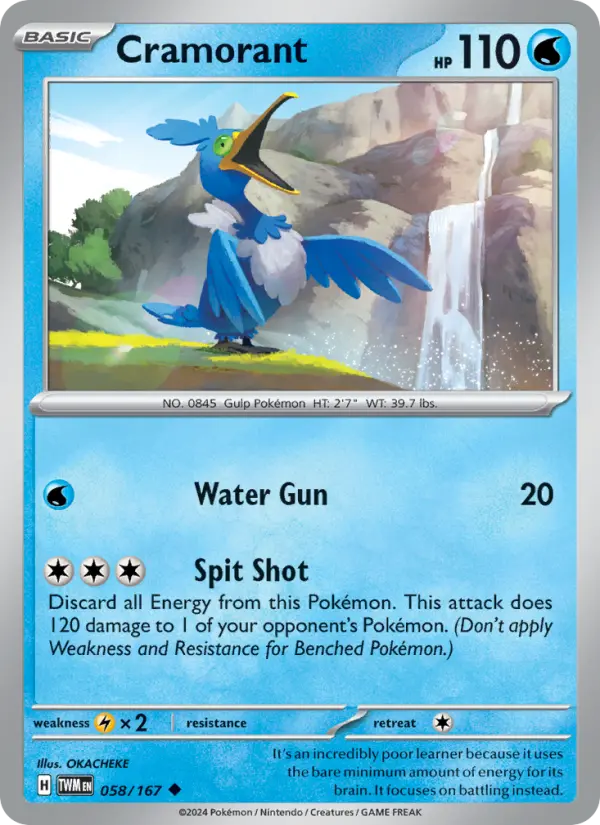 Cramorant — Pokémon card