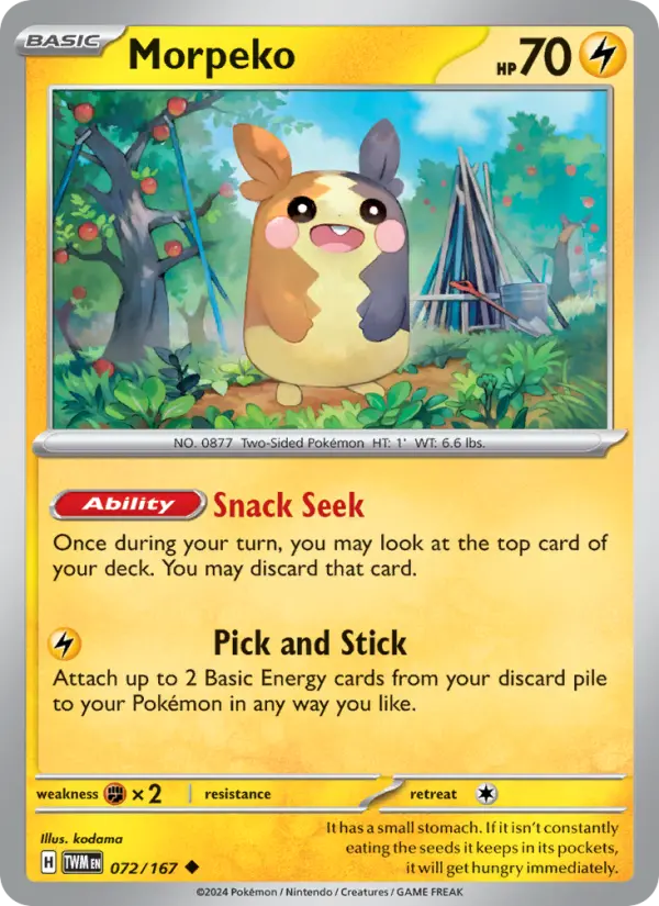 Morpeko — Pokémon card