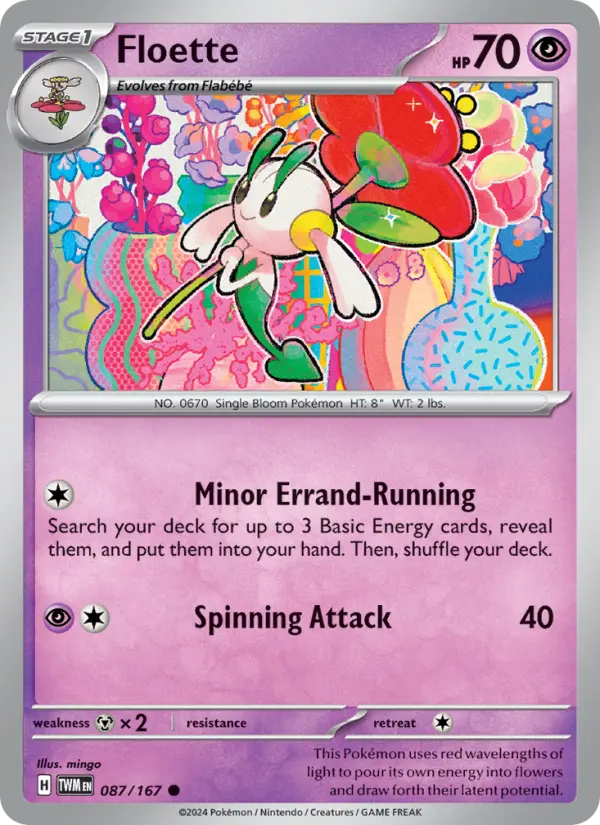 Floette — Pokémon card