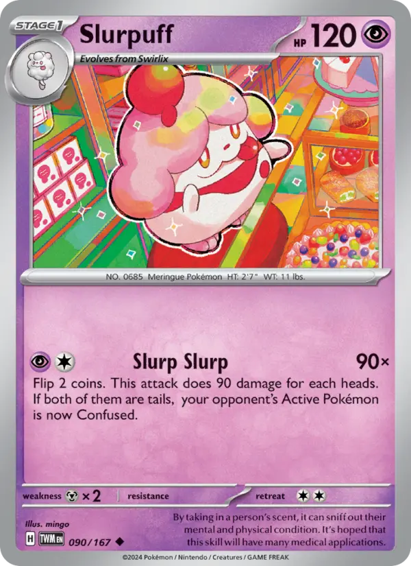 Slurpuff — Pokémon card