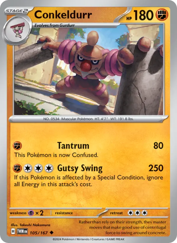 Conkeldurr — Pokémon card