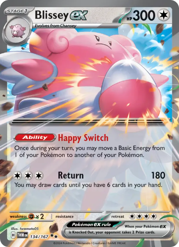 Blissey ex — Pokémon card