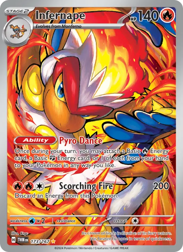 Infernape — Pokémon card