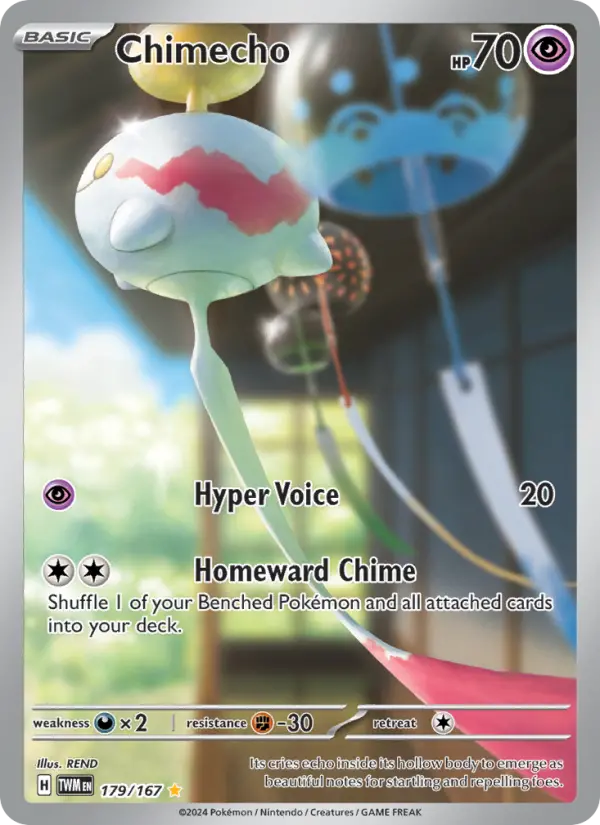 Chimecho — Pokémon card