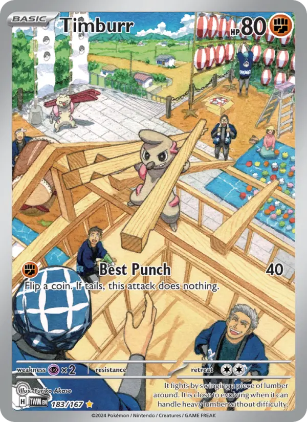 Timburr — Pokémon card