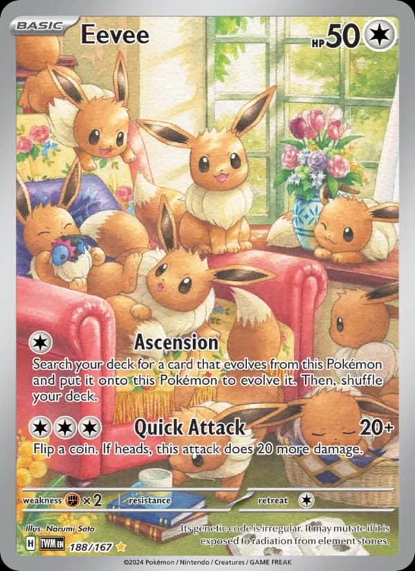 Eevee — Pokémon card