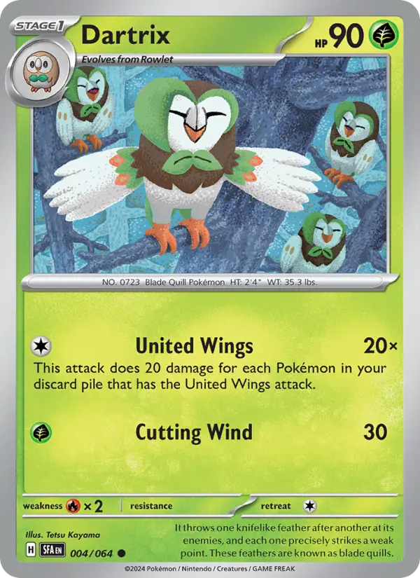 Dartrix — Pokémon card