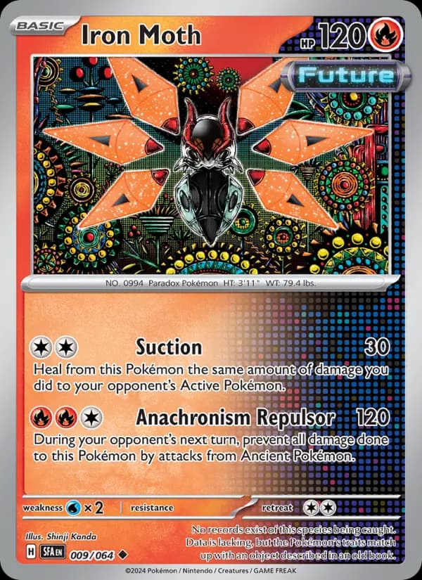 Iron Moth — Pokémon card