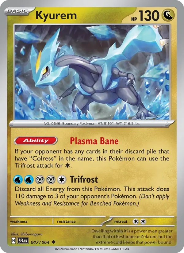 Kyurem — Pokémon card
