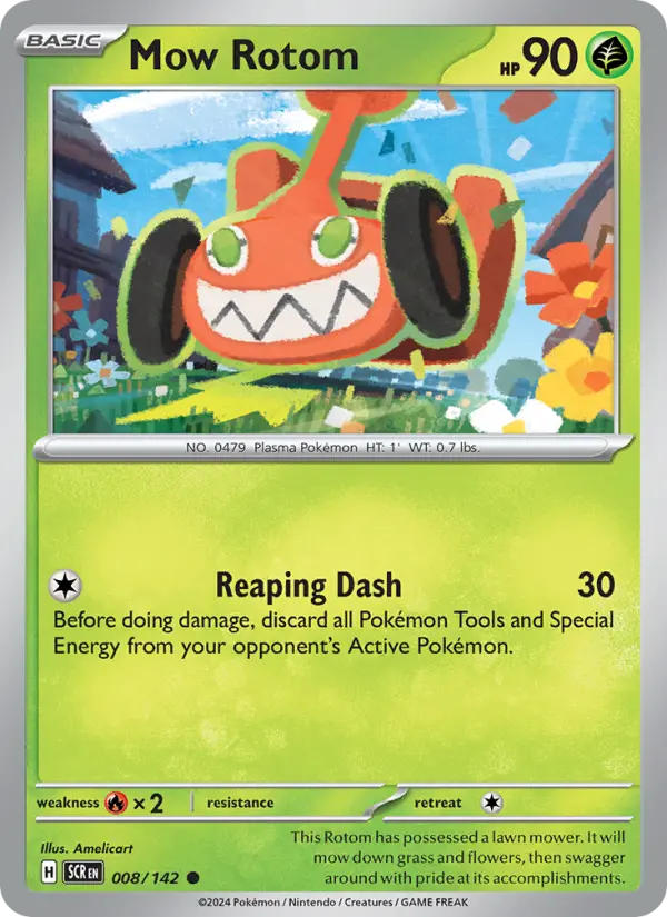 Mow Rotom — Pokémon card