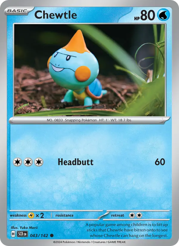 Chewtle — Pokémon card