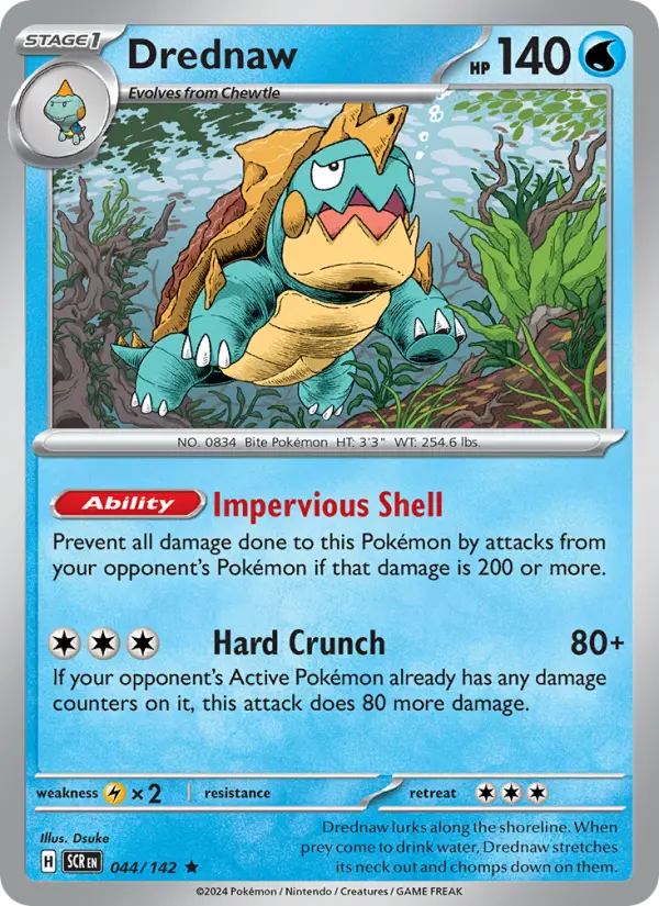 Drednaw — Pokémon card