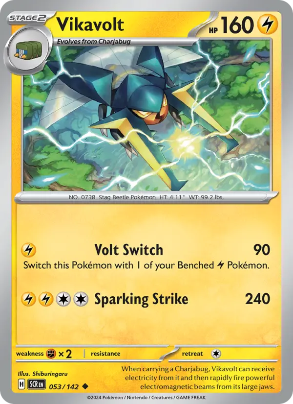 Vikavolt — Pokémon card