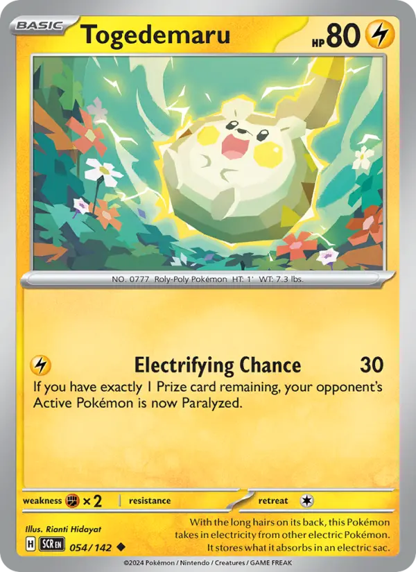 Togedemaru — Pokémon card