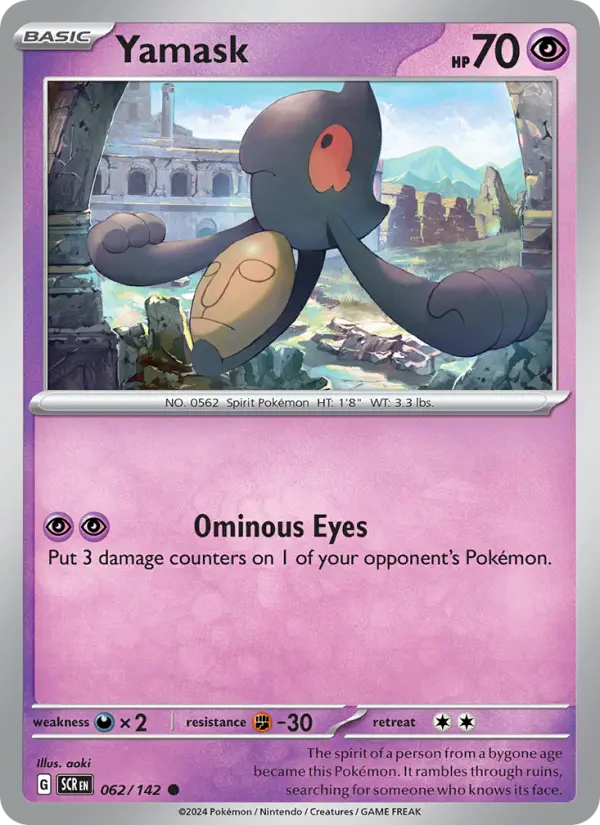 Yamask — Pokémon card