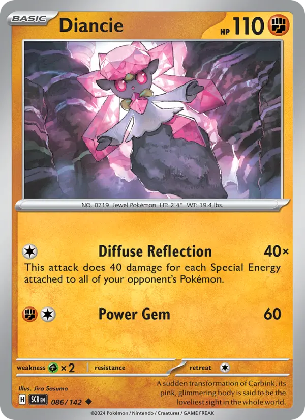 Diancie — Pokémon card