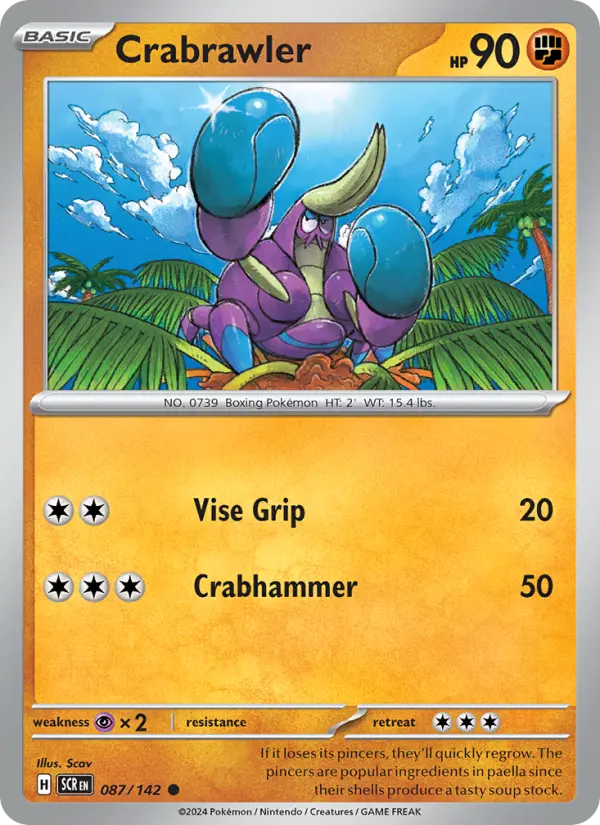 Crabrawler — Pokémon card