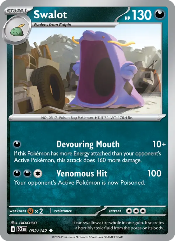 Swalot — Pokémon card