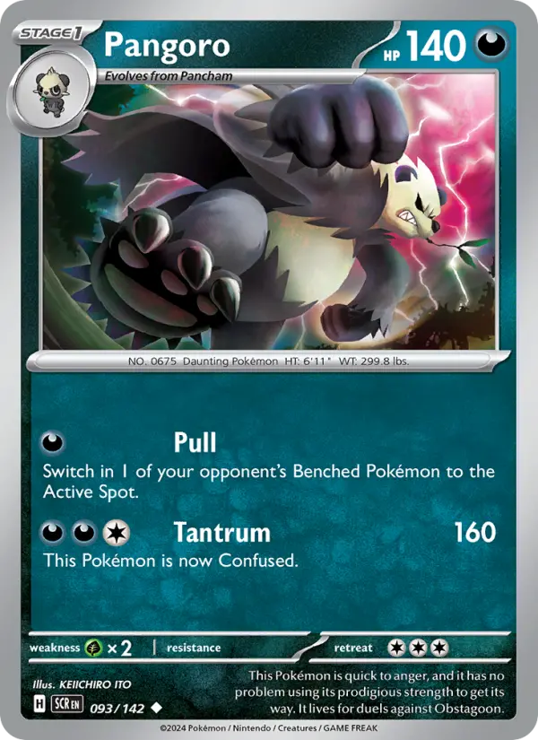 Pangoro — Pokémon card