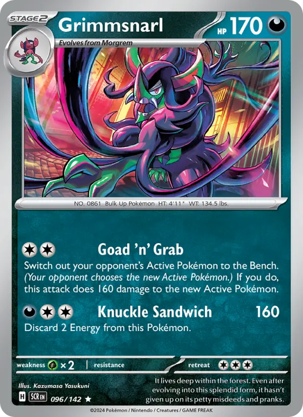 Grimmsnarl — Pokémon card