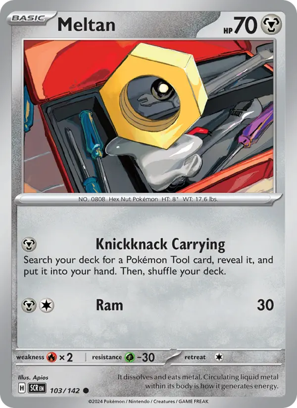 Meltan — Pokémon card