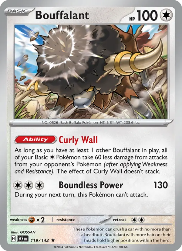 Bouffalant — Pokémon card