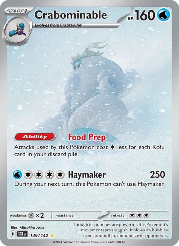 Crabominable — Pokémon card