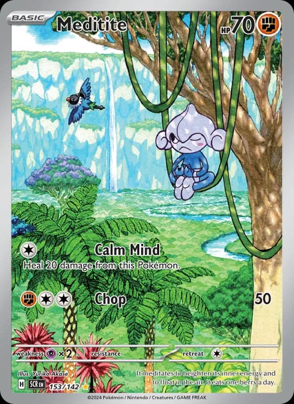 Meditite — Pokémon card