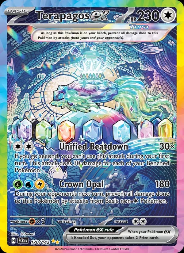 Terapagos ex — Pokémon card