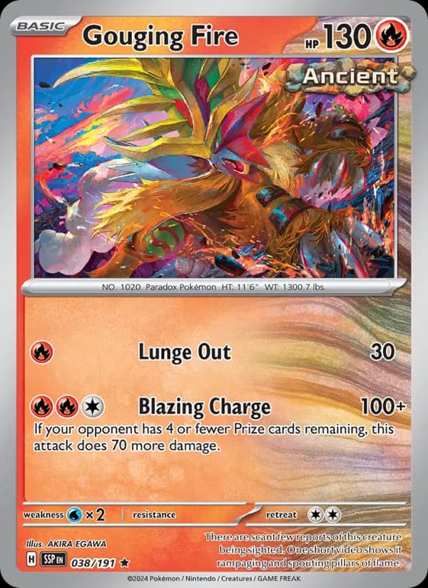 Gouging Fire — Pokémon card