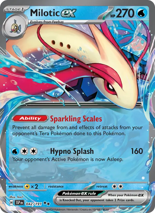 Milotic ex — Pokémon card