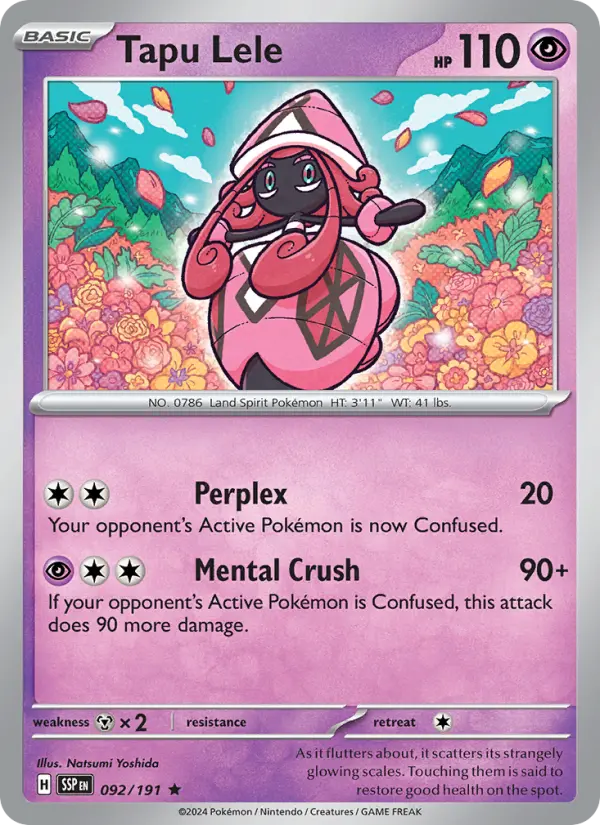 Tapu Lele — Pokémon card