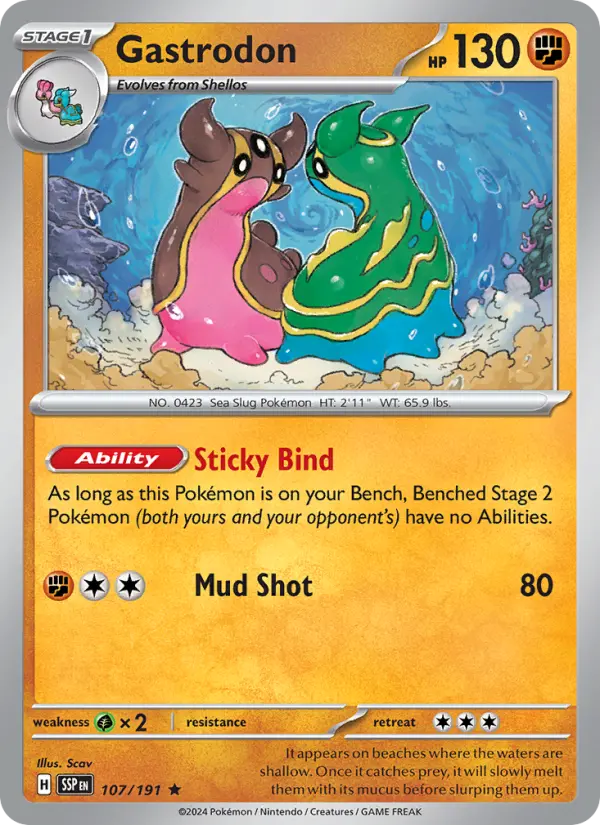 Gastrodon — Pokémon card