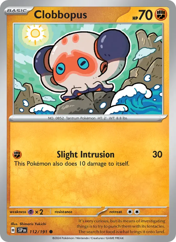 Clobbopus — Pokémon card
