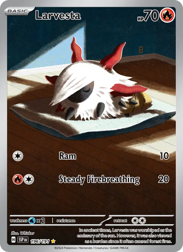 Larvesta — Pokémon card