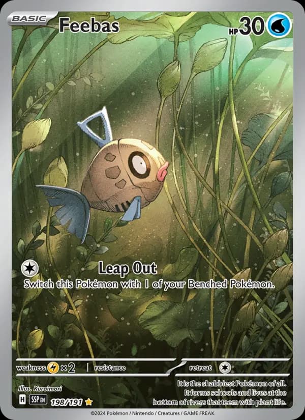 Feebas — Pokémon card