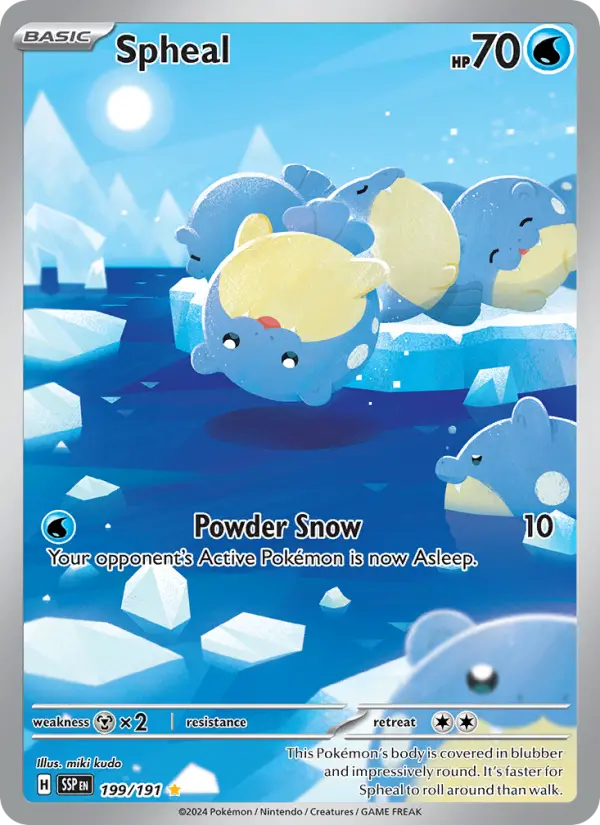 Spheal — Pokémon card