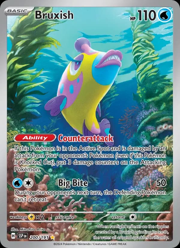 Bruxish — Pokémon card