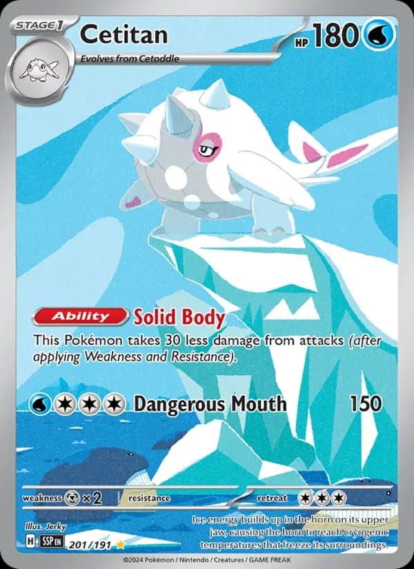 Cetitan — Pokémon card