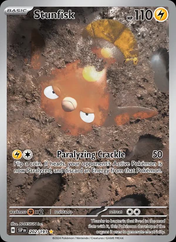Stunfisk — Pokémon card