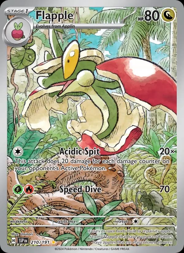 Flapple — Pokémon card