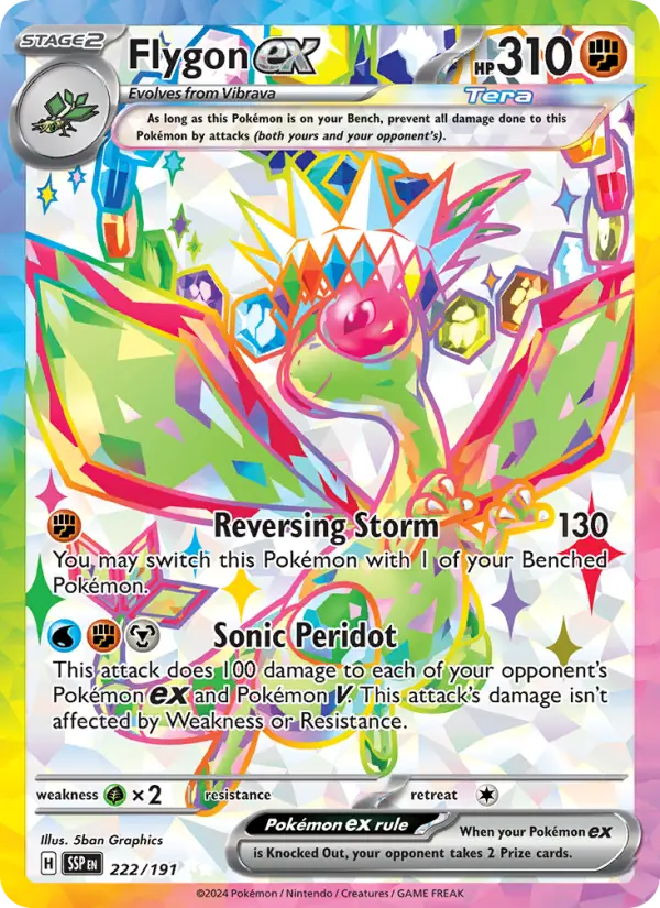 Flygon ex — Pokémon card