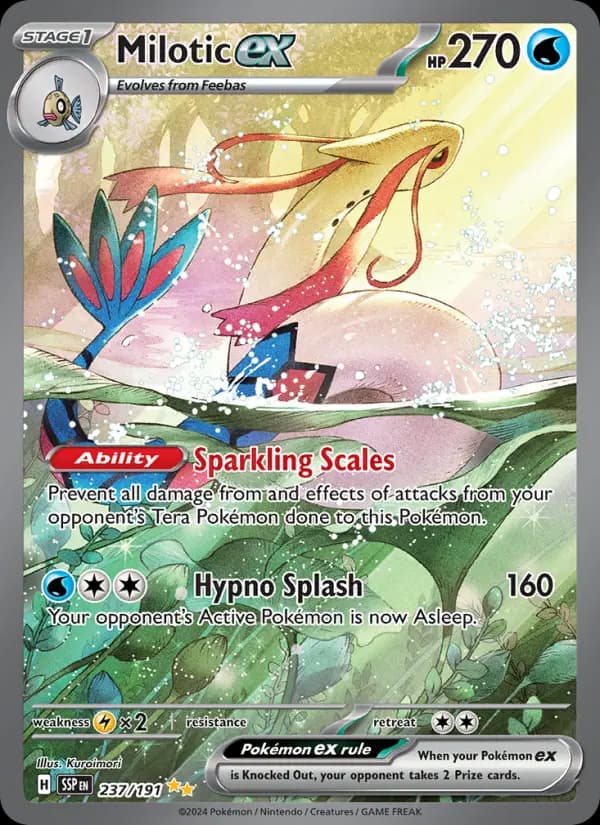 Milotic ex — Pokémon card
